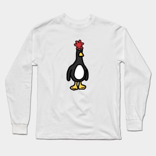 Feathers Mcgraw A Silent, Yet Villainous Penguin Red Chicken Funny Long Sleeve T-Shirt